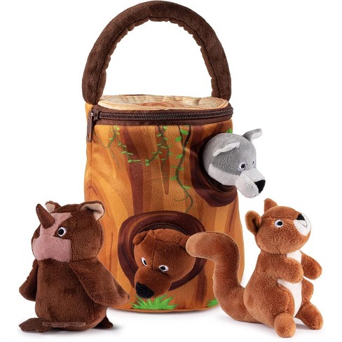Plush Creations Forest Animals Carrier Set : Target