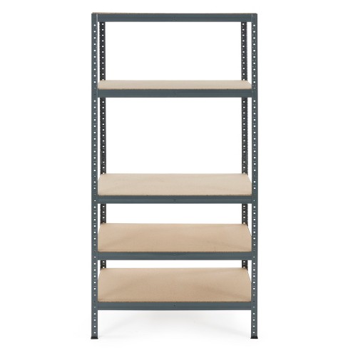 Multifunctional Bookshelf With Adjustable Steel Organizer, 5