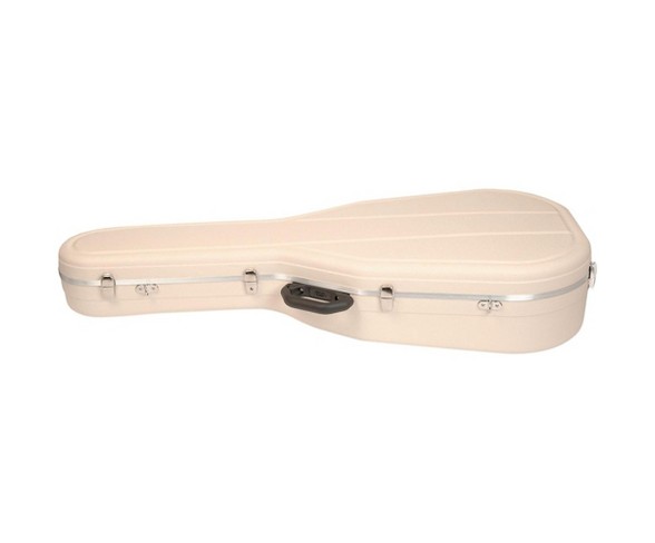 Hiscox Cases Acoustic Guitar Case/Jumbo Ivory Shell/Silver Int-Pro II