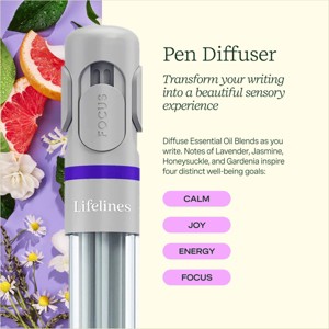 Lifelines Shake It Up Sensory Journal Ocean + In Bloom Pen Diffuser - 1 of 2