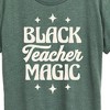 Women's - Instant Message - Black Teacher Magic Short Sleeve Graphic T-Shirt - 2 of 4