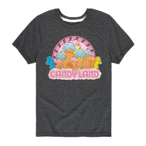 Boys' - Candy Land - Castle Short Sleeve Graphic T-Shirt - 1 of 4