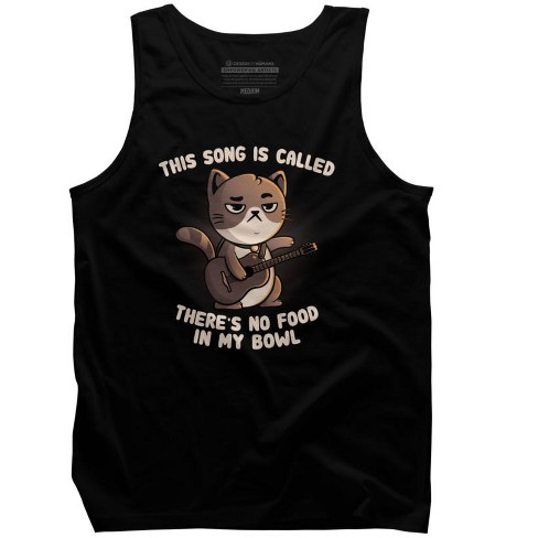 Men's Design By Humans Cat Song By Eduely Tank Top - Black - 2x Large :  Target