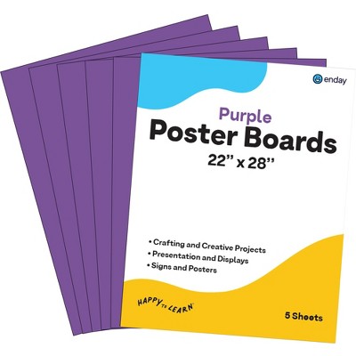 Poster Board Lightweight Craft Backing Boards for Presentations Office Sign Blank Painting Board Smooth Surface Poster Sheets for School