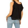 Women's Asymmetrical Loose Fit Cowl Neck Blouse - GILLI - 3 of 3
