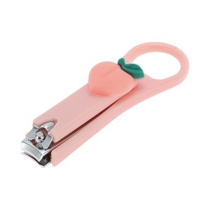 Unique Bargains Cartoon Fruit Nail Clipper Pink 1 Pc - 1 of 4