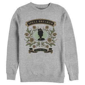 Men's The Princess and the Frog Tiana Spell Breaker Silhouette Sweatshirt - 1 of 4