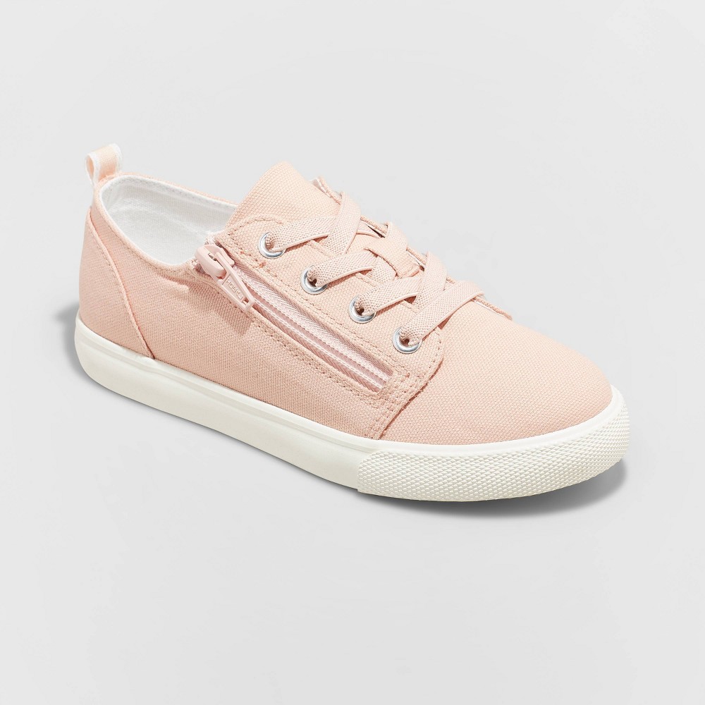 Girls' Lucian Patchwork Floral Print Sneakers - Cat & Jack™ Blush 1