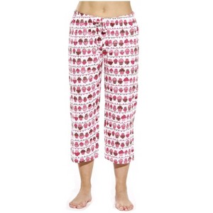 Just Love Womens Knit Jersey Pajama Capris - 100% Cotton PJs - 1 of 2