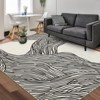 Washable Area Rugs for Living Room, Non Slip Low Pile  Rugs for Bedroom, Foldable Carpet Indoor Non-Shedding Floor Carpet for Office，Multiple size - 3 of 4