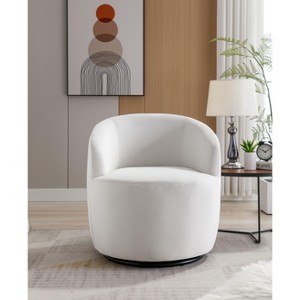 NicBex Swivel Barrel Chair Modern Accent Chair Armchair Comfy Chair Living Room Chair for Reading Room, Bedroom - 1 of 4