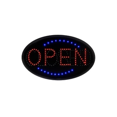 Alpine Industries 23 in. x 14 in. LED 2 Message Open Closed Sign 2 Pack 497-09-2PK