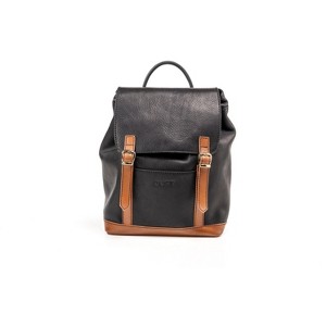 THE DUST COMPANY Leather Backpack Black Laurel Canyon Collection - 1 of 4