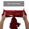 Unique Bargains Flower Chair Belt Stretch Chair Sashes 13.78"x5.91" Wine Red 2 Pcs - 4 of 4