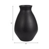 Decorative Terracotta Vase with Bold Textured Form for Living Room Decor - Home Centerpiece for Bedroom, Table, or Office Decor - 4 of 4