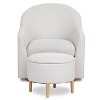 Evolur Luna Swivel Glider & Ottoman - 2 of 4