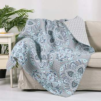 Tania Medallion Quilted Throw - Levtex Home
