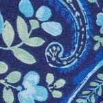 navy paisley