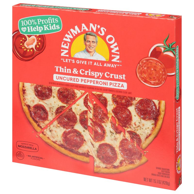 Newman&#39;s Own All Natural Thin &#38; Crispy Uncured Pepperoni Frozen Pizza - 15.1oz, 5 of 9