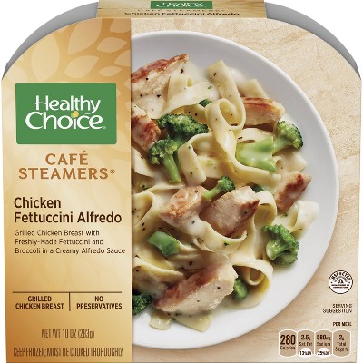 Healthy Choice Frozen Cafe Steamer Chicken Fettuccine Alfredo - 10oz
