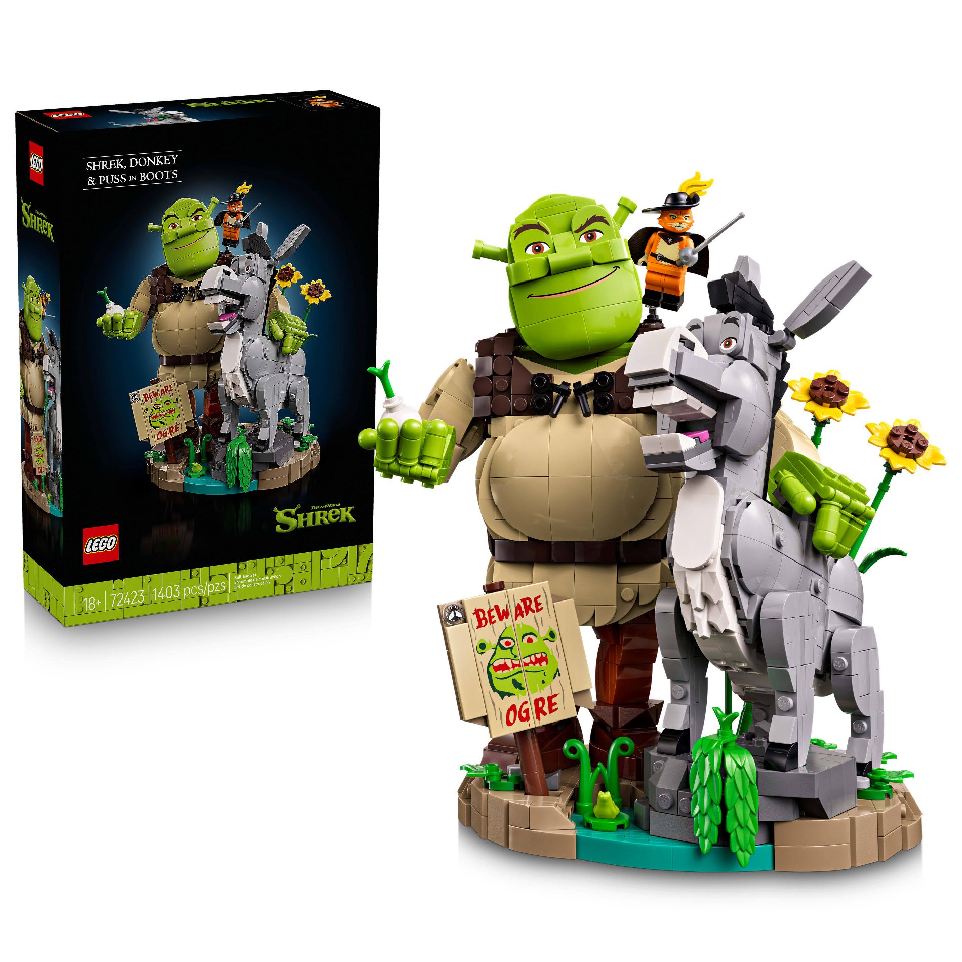LEGO Shrek: Shrek, Donkey & Puss in Boots 72423