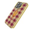 NCAA Big 12 Universities Plaid Gold Bling Cell Phone Case for Apple iPhone - 2 of 4