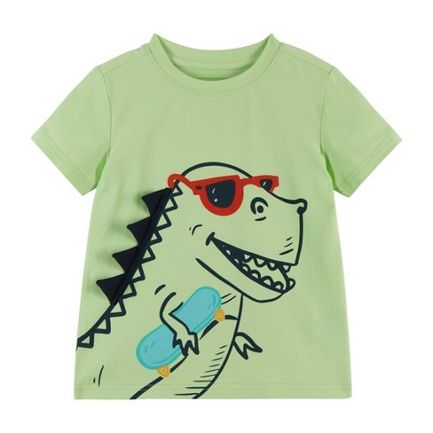 Andy & Evan Toddler Baby Boys Green Dino Tee, Size 5t : Target