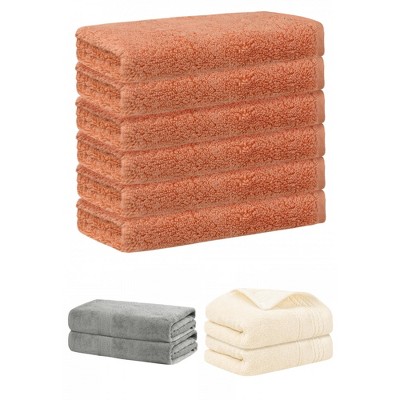 REGALWOVEN Striped Soft Absorbent Bathroom Cotton Towel Set 3 Pcs