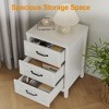3 Drawer Dresser, Modern Wood Dresser with Raised Panel Drawer Front, Accent Chest of Drawers for Bedroom, Living Room, Entryway - 3 of 4