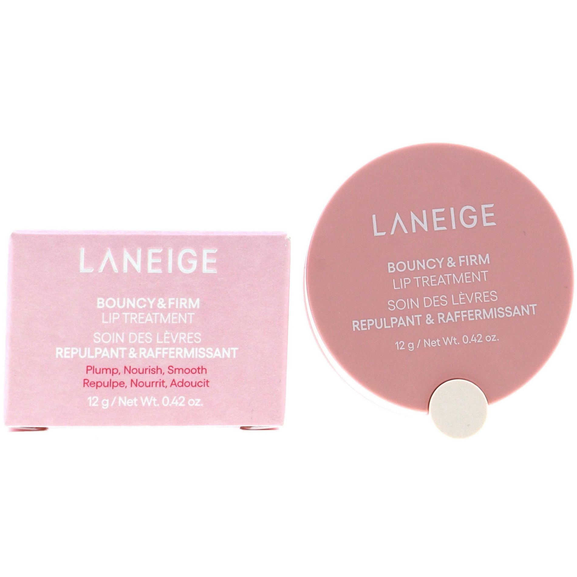 Laneige Bouncy and Firm Lip Treatment, Firming & Hydrating Lip Care Treatment for Plump Smooth Lips, 0.42 oz