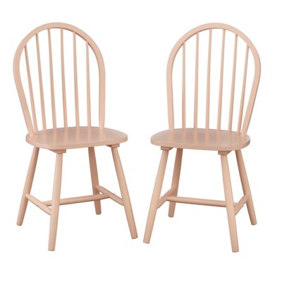 Set Of 2 Windsor Chairs Blush Pink Buylateral Target