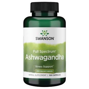 Swanson Full Spectrum Ashwagandha 450 mg 100 Caps