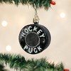 Old World Christmas Glass Blown Ornament, Hockey Puck - 2 of 4