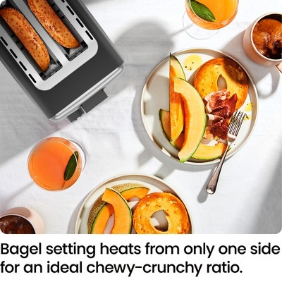 Stainless Steel 2-Slice Toaster with Wide Slots and Crumb Tray