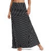 Women's Stylish Spandex Flare Maxi Skirt - Comfy Fold-Over Design Long Skirt for Effortless Style #15 - 3 of 4