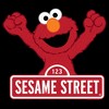 Men's Sesame Street Elmo Red Logo Sign T-Shirt - 2 of 4