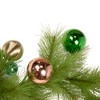 Northlight Real Touch™️ Long Needle Pine and Ornaments Artificial Christmas Garland - 6' x 9" - Unlit - 3 of 4