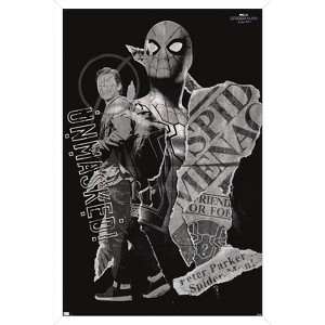 Trends International Marvel Spider-Man: No Way Home - Unmasked Framed Wall Poster Prints - 1 of 4