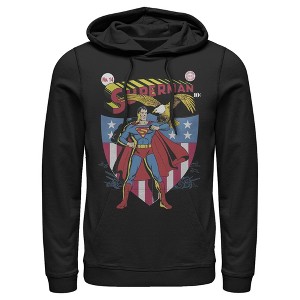 Men's Superman American Hero Pull Over Hoodie - 1 of 3