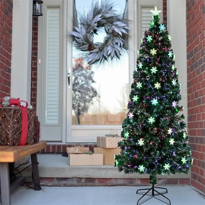 Coucheta 7ft Christmas Tree with 290 Branches for Easy Setup, Creates a Bright Spot for Christmas Night Decoration in Home or Office