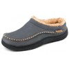 RockDove Men's Aiden Faux Fur Lined Microsuede Slide Slipper - 4 of 4