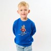 Skiing Bear Watercolor - Toddler Graphic Sweatshirt - 3 of 4
