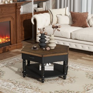 NicBex Minimalist Elegant Console Table with Unique Design,Wooden Narrow Entryway Table for Living Room,Hallway - 1 of 4