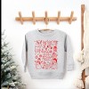 Christmas Chalk Icons - Toddler Graphic Sweatshirt - 2 of 4