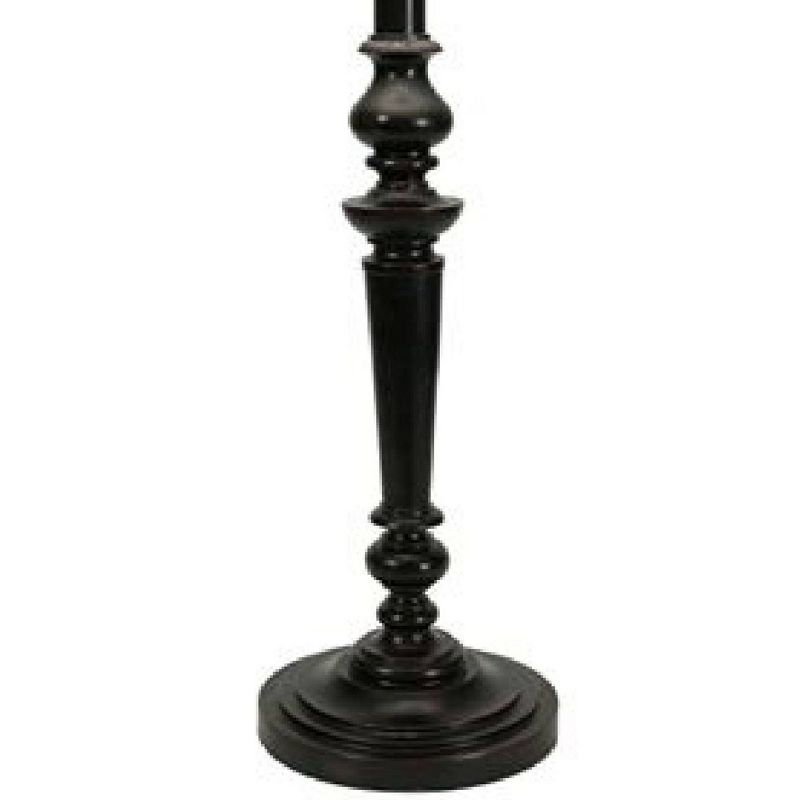 Sicilian Turned Table Lamp Black Finish - StyleCraft, 4 of 5