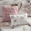 Sapphtopaz 8-Piece Cotton Comforter Set, Queen Sheet Set Large with Floral Print, Bedding Set with Quilt/Decorative Pillows/Bed Skirt/Shams - 3 of 4