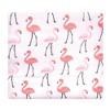 Hudson Baby Infant Girl Cotton Flannel Receiving Blankets Bundle, Flamingos, One Size - 2 of 2