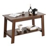 31.49" Rectangular Coffee Table with Open Storage, Industrial Style for Living Room/Bedroom/Patio - 2 of 4