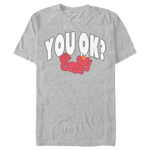 Men's Sesame Street Elmo You Ok? T-Shirt - 1 of 4