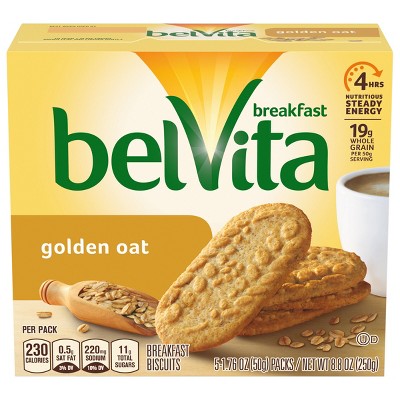belVita Golden Oat Breakfast Biscuits - 5 Packs